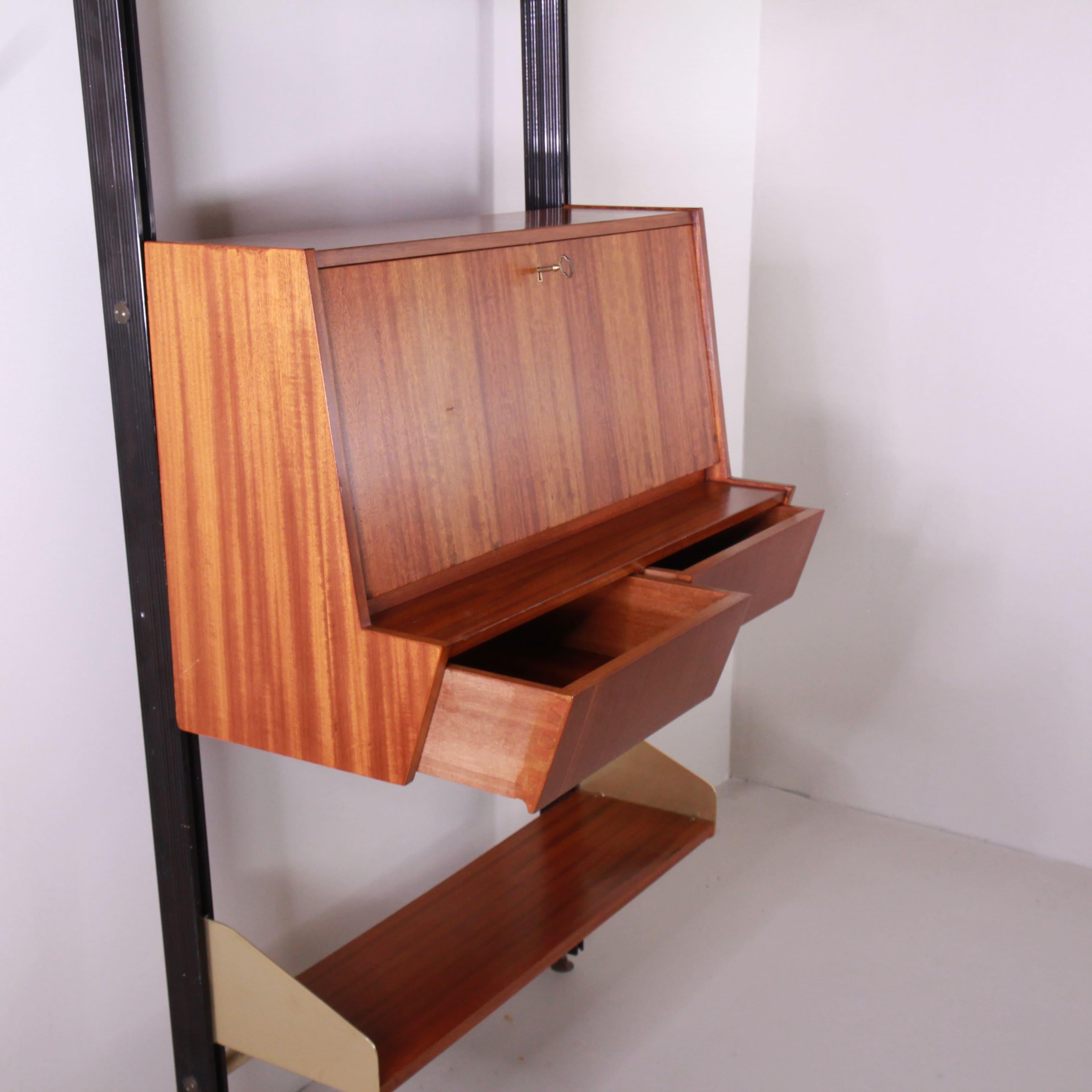 Feal bookcase with writing module, 1960 For Sale 5