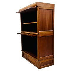 Stapelbares Bücherregal aus französischem Mahagoni (Globe-Stil), ca. 1940/50er Jahre