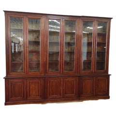 French Mahogany Wood Bookcase