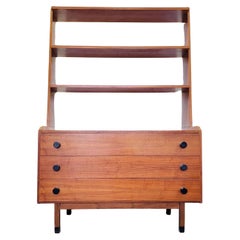 Teakholz Bücherregal Dänemark 1960er Jahre Skandinavisches Design Moderne Antiquitäten