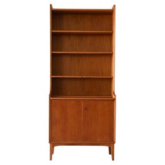 Libreria in teak scandinava vintage, anni '50