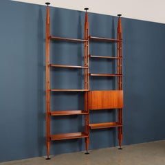 'LB7' two-bay bookcase by Franco Albini for Poggi