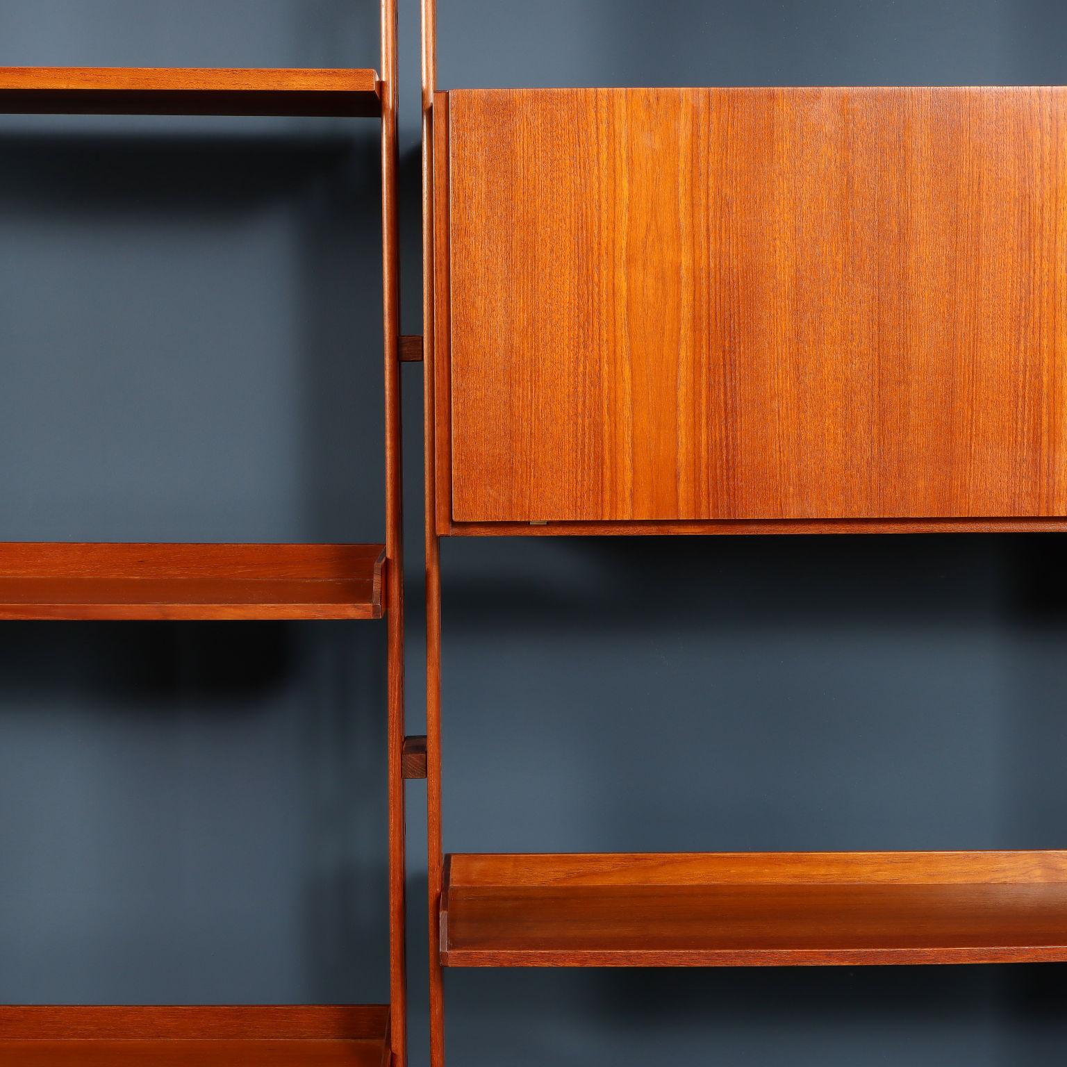 Metà XX secolo Libreria 'LB7' due campate di Franco Albini per Poggi