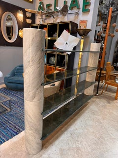 "Loico" marble bookcase by Angelo Mangiarotti