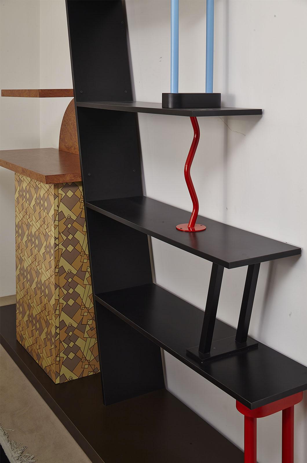 Post-Modern Malabar Bookshop by Ettore Sottsass for Memphis Milan For Sale