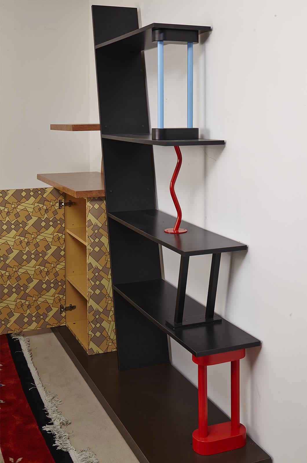 Molded Malabar Bookshop by Ettore Sottsass for Memphis Milan For Sale