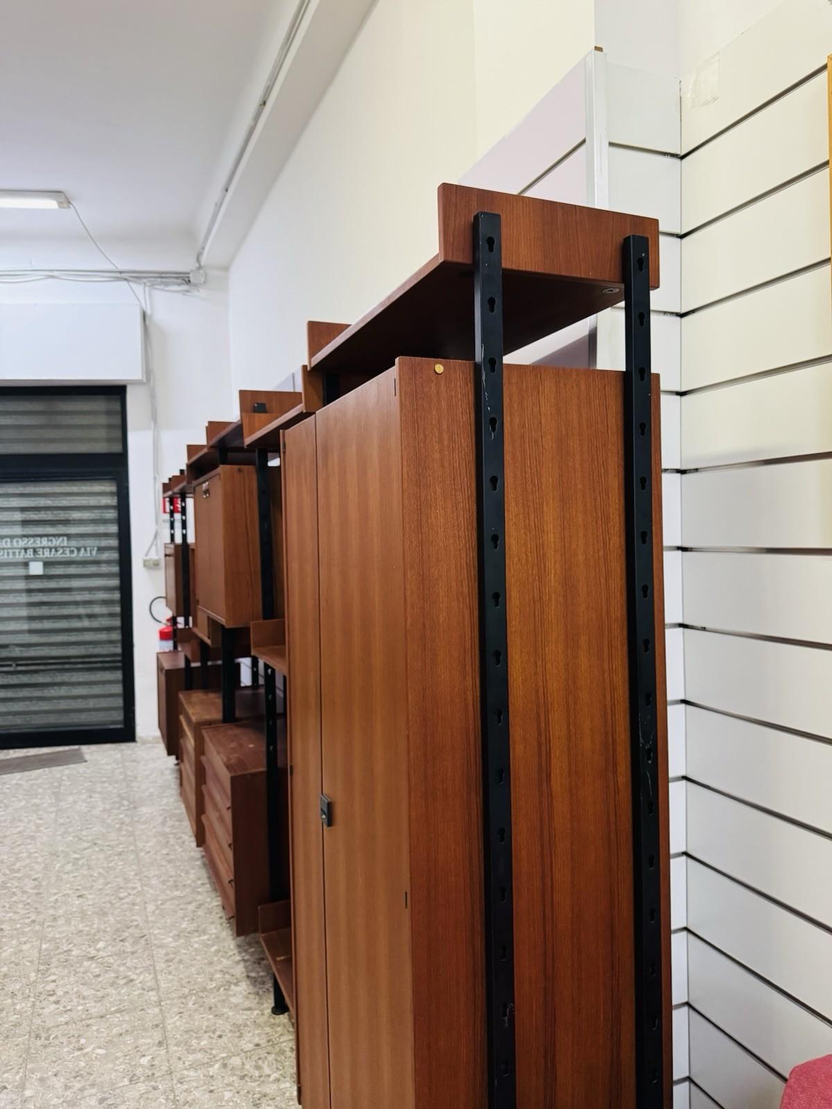IMB Modular Bookcase Series Selex 1960s Design Modernism For Sale 6