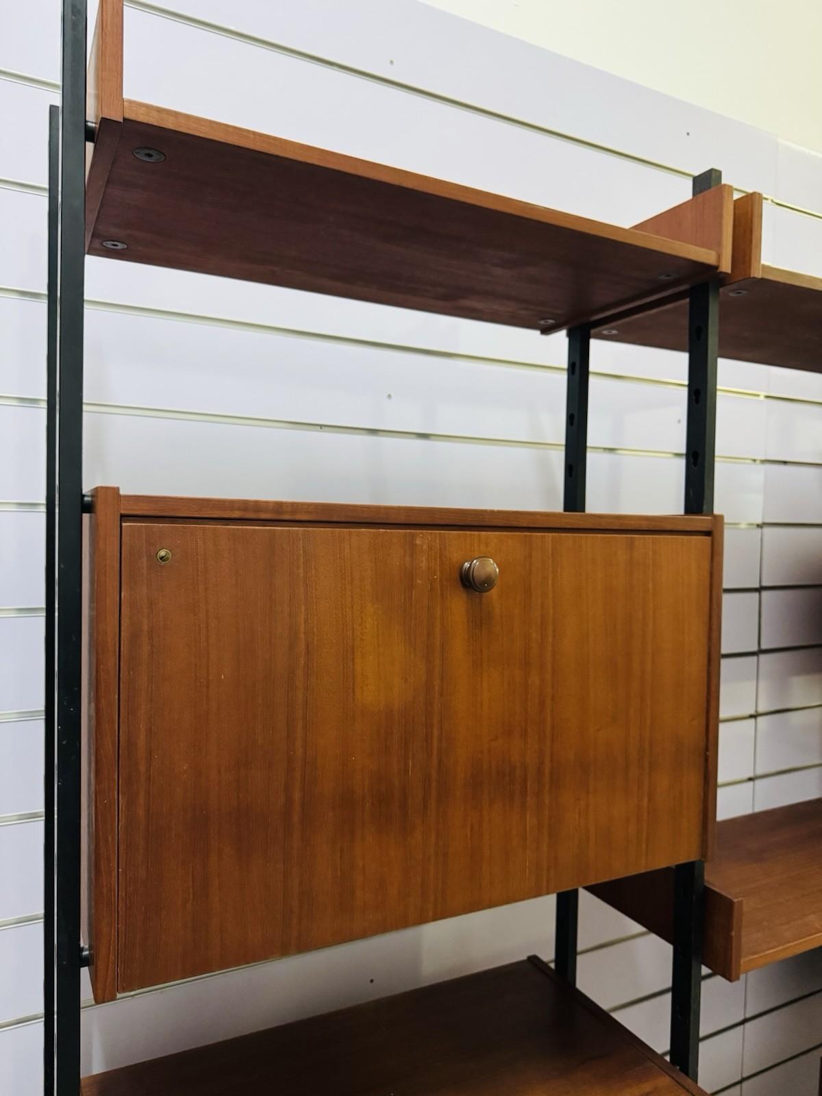Iron IMB Modular Bookcase Series Selex 1960s Design Modernism For Sale