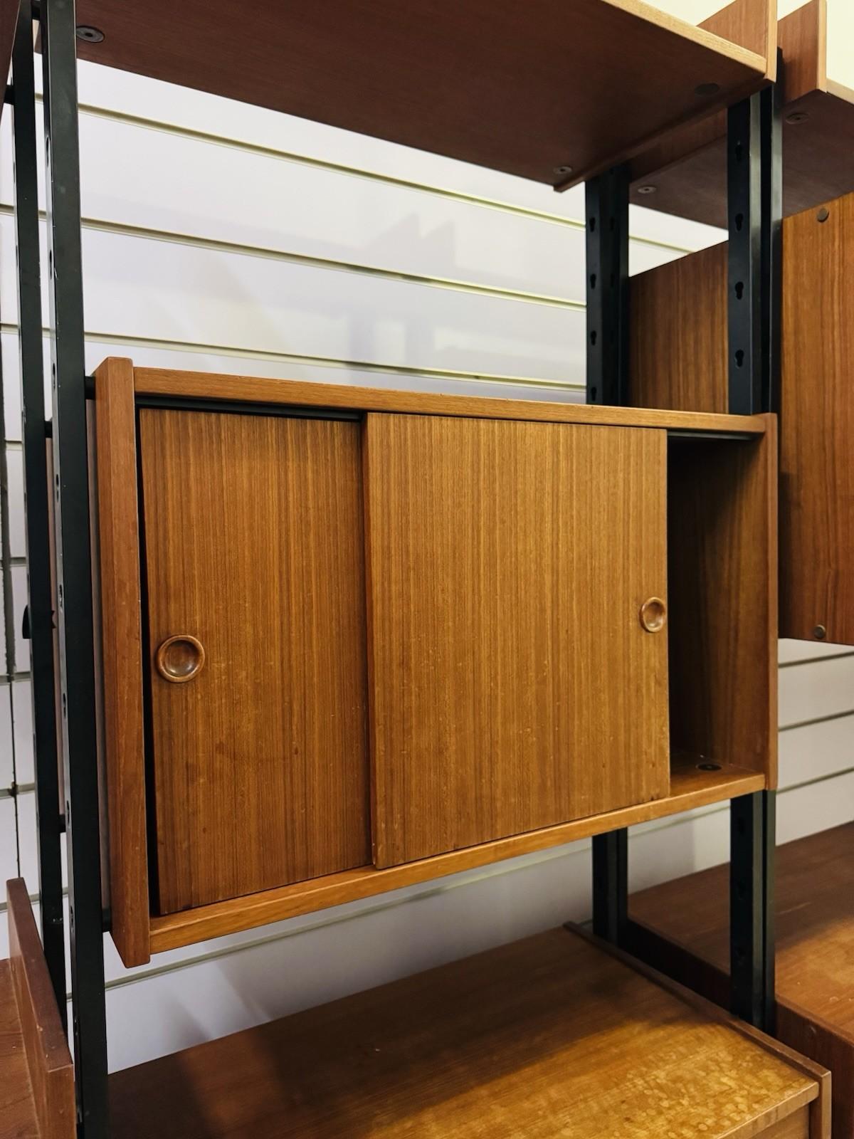 IMB Modular Bookcase Series Selex 1960s Design Modernism For Sale 1