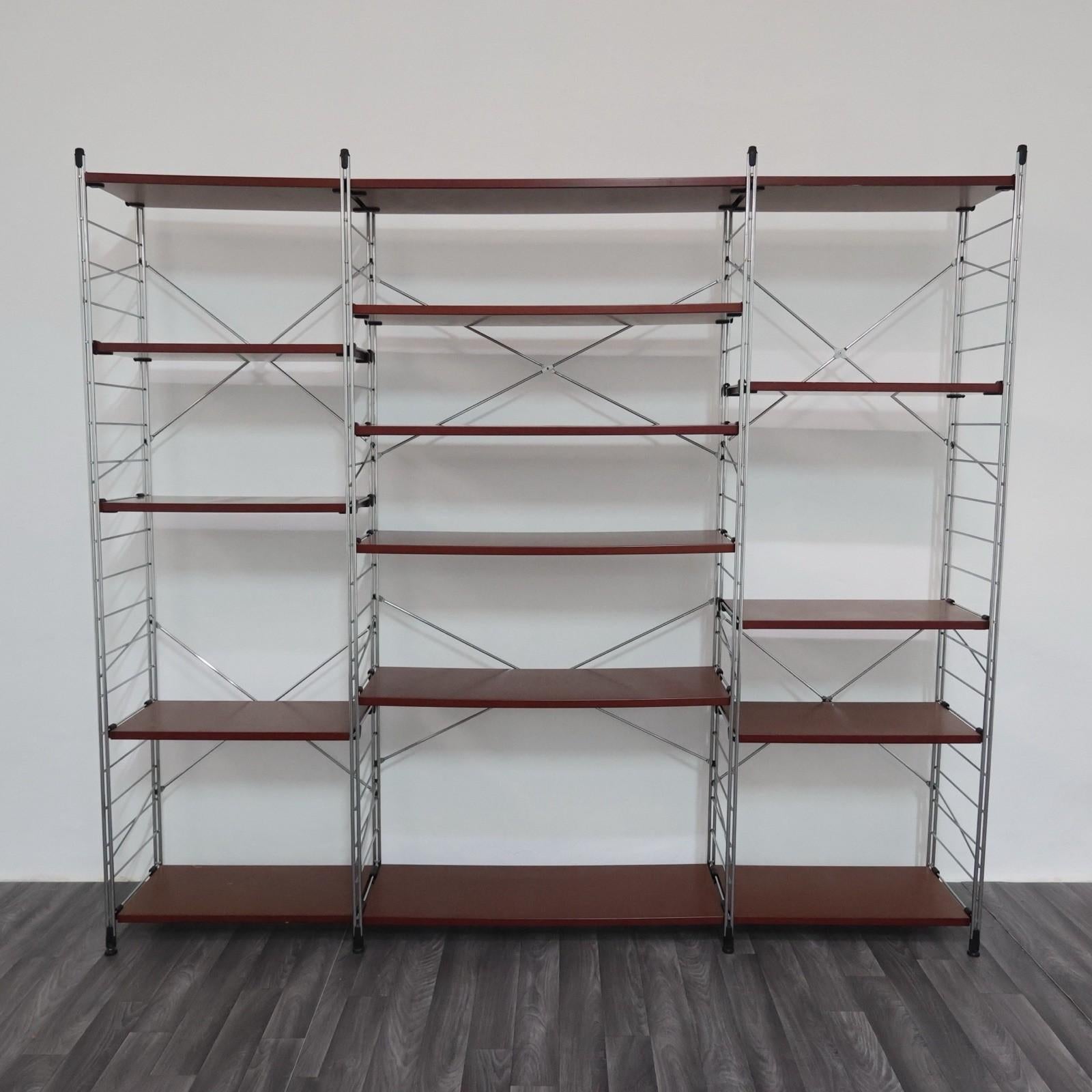 Libreria Modulare String System Anni '80 Design Modernariato in vendita 1