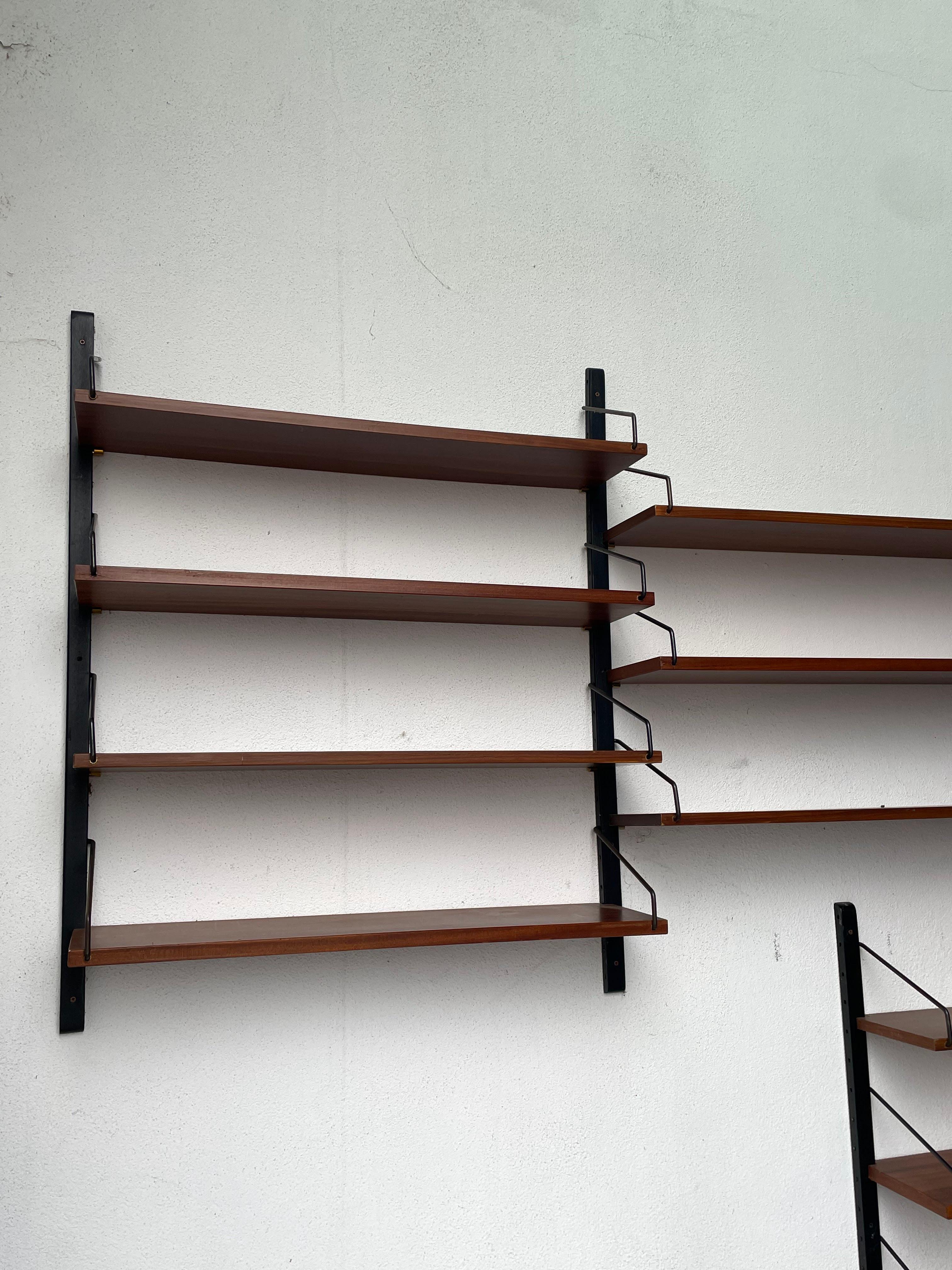1960s hanging and sectional bookcase For Sale 3