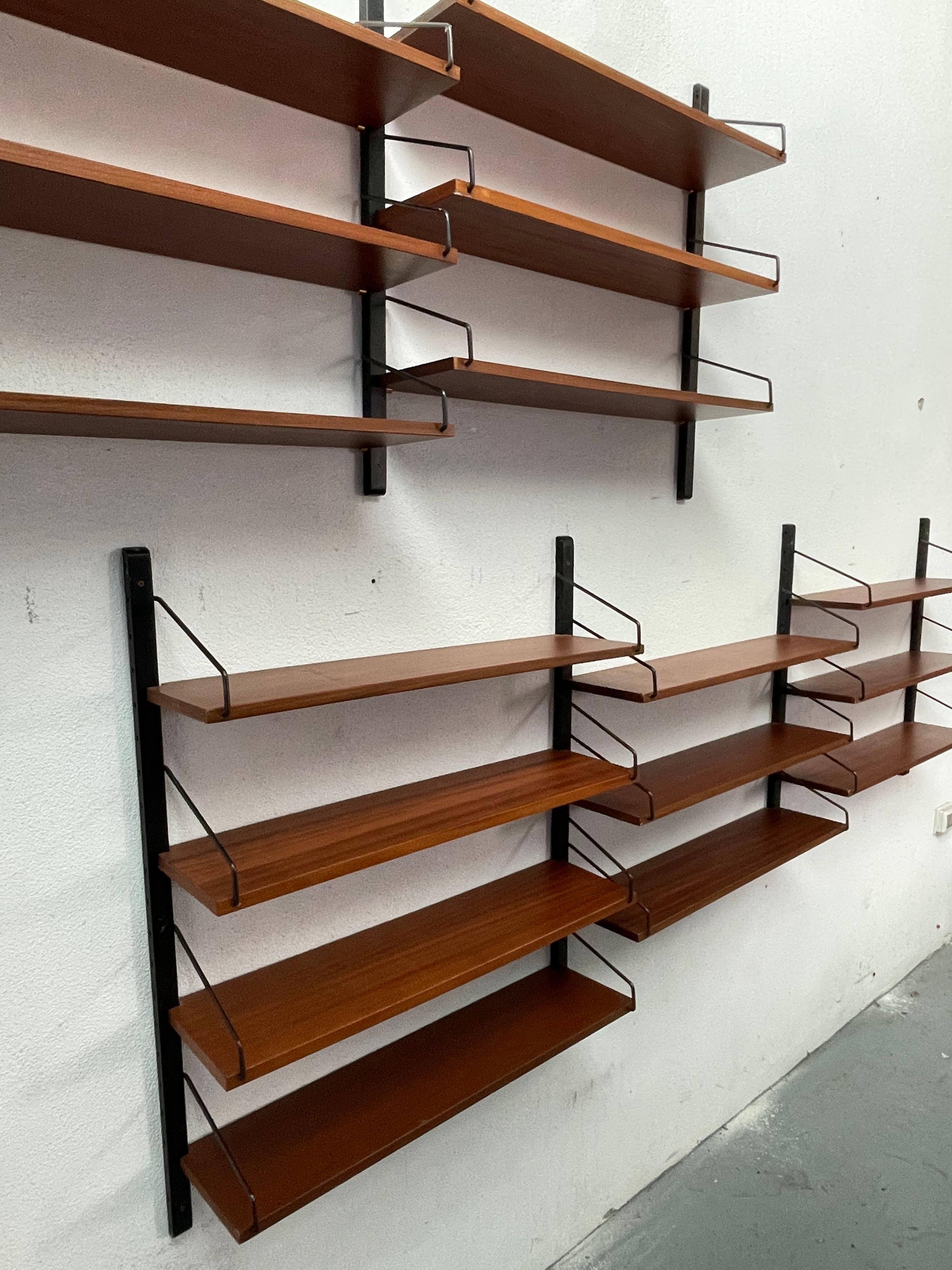 1960s hanging and sectional bookcase For Sale 1