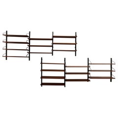 1960s hanging and sectional bookcase