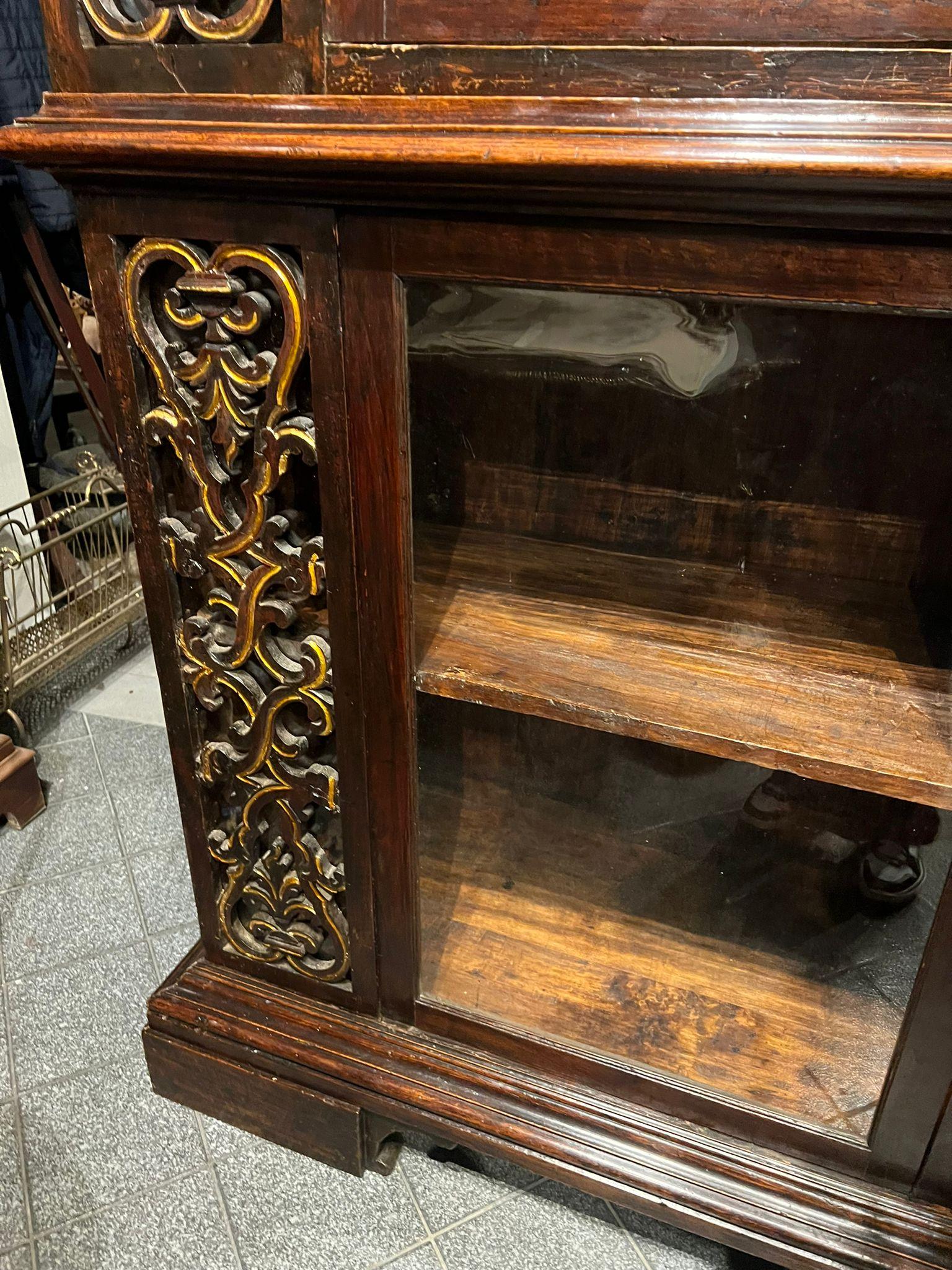 Wood Bookcase dating back to the late 18th century For Sale