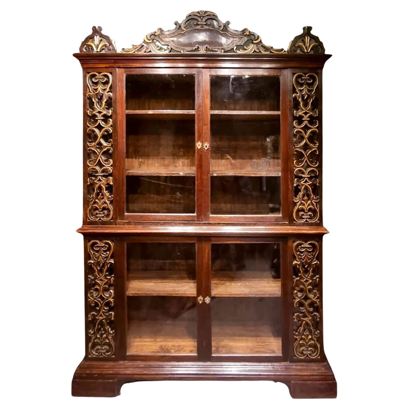 Bookcase dating back to the late 18th century For Sale