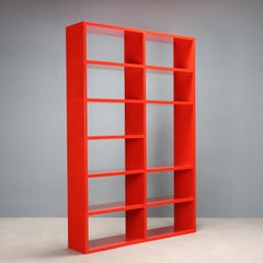 Kartell Red Bookcase by Giulio Polvara 1960s-70s