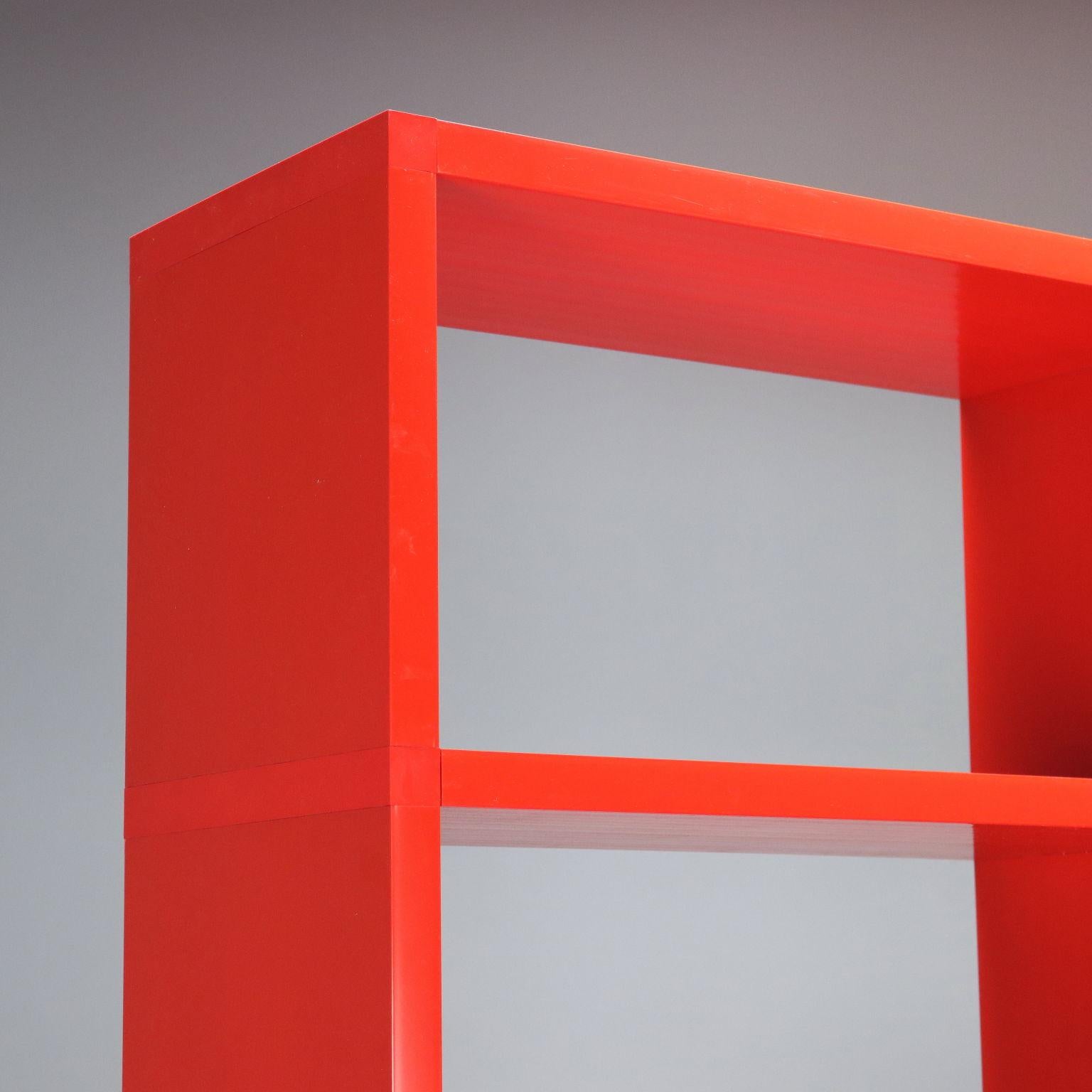 Libreria Rossa Kartell di Giulio Polvara anni 60-70 In condizioni buone in vendita a Milano, IT