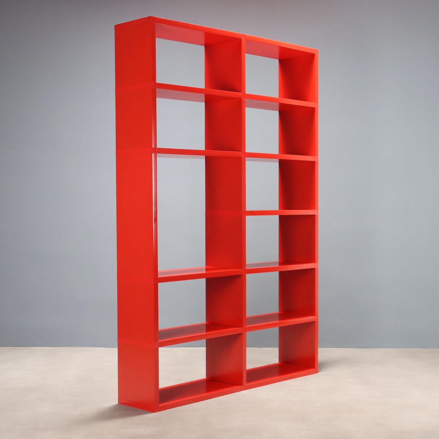 Libreria Rossa Kartell di Giulio Polvara anni 60-70 in vendita 2