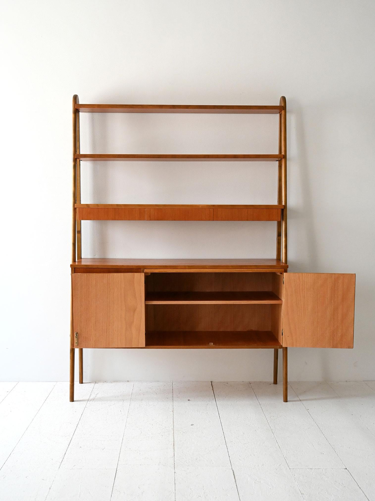 Scandinavian Modern Scandinavian 1950s/60s teak bookcase For Sale