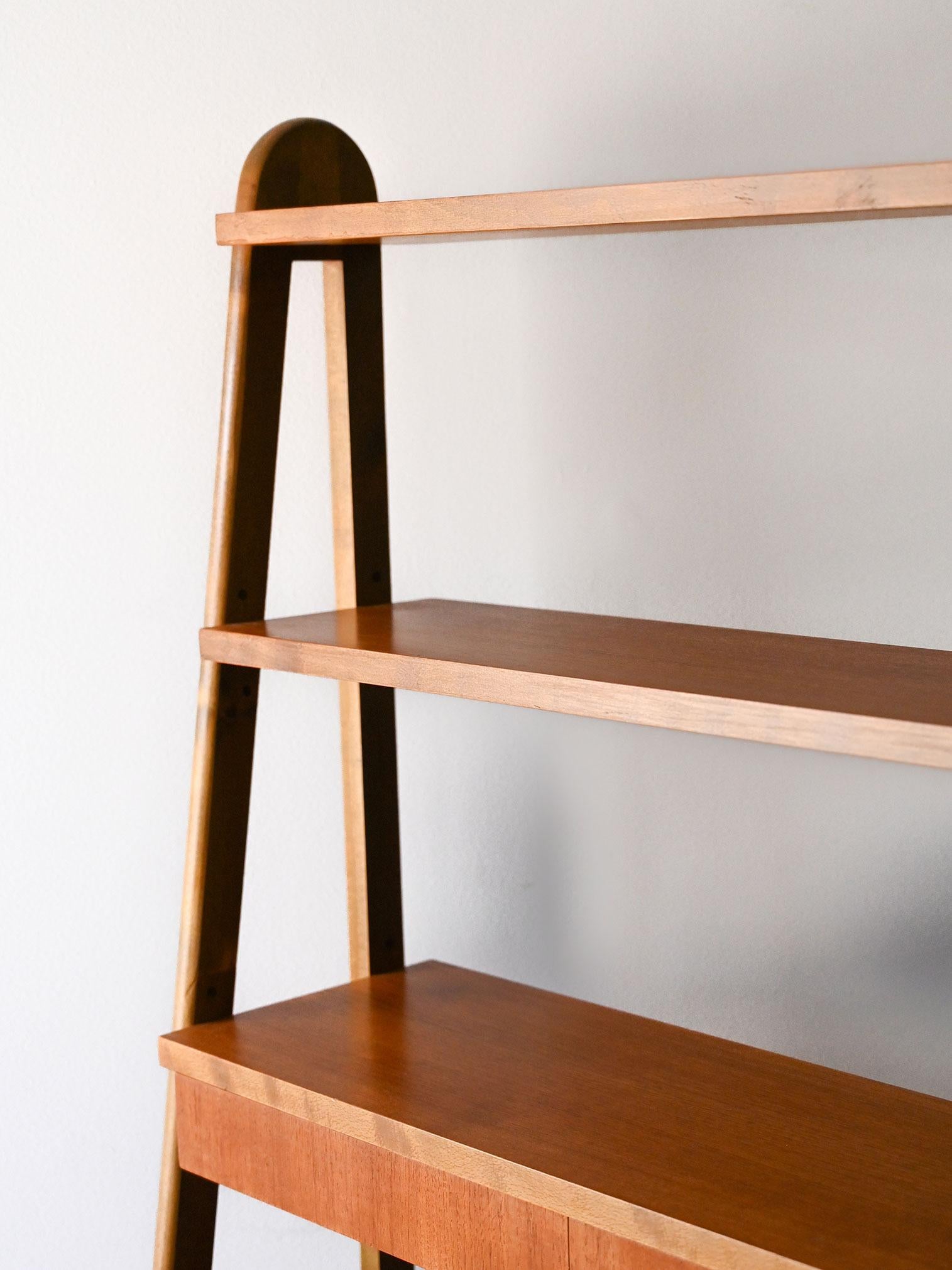 Scandinavian 1950s/60s teak bookcase For Sale 2