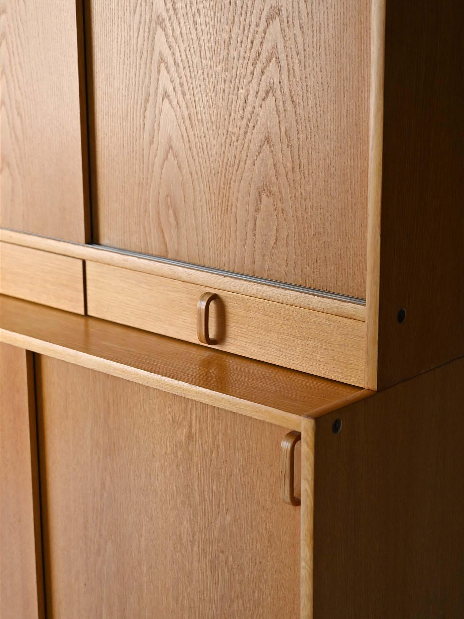 Libreria scandinava Bodafors in rovere en venta 2