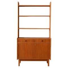 Scandinavian bookcase with drawers Danish style