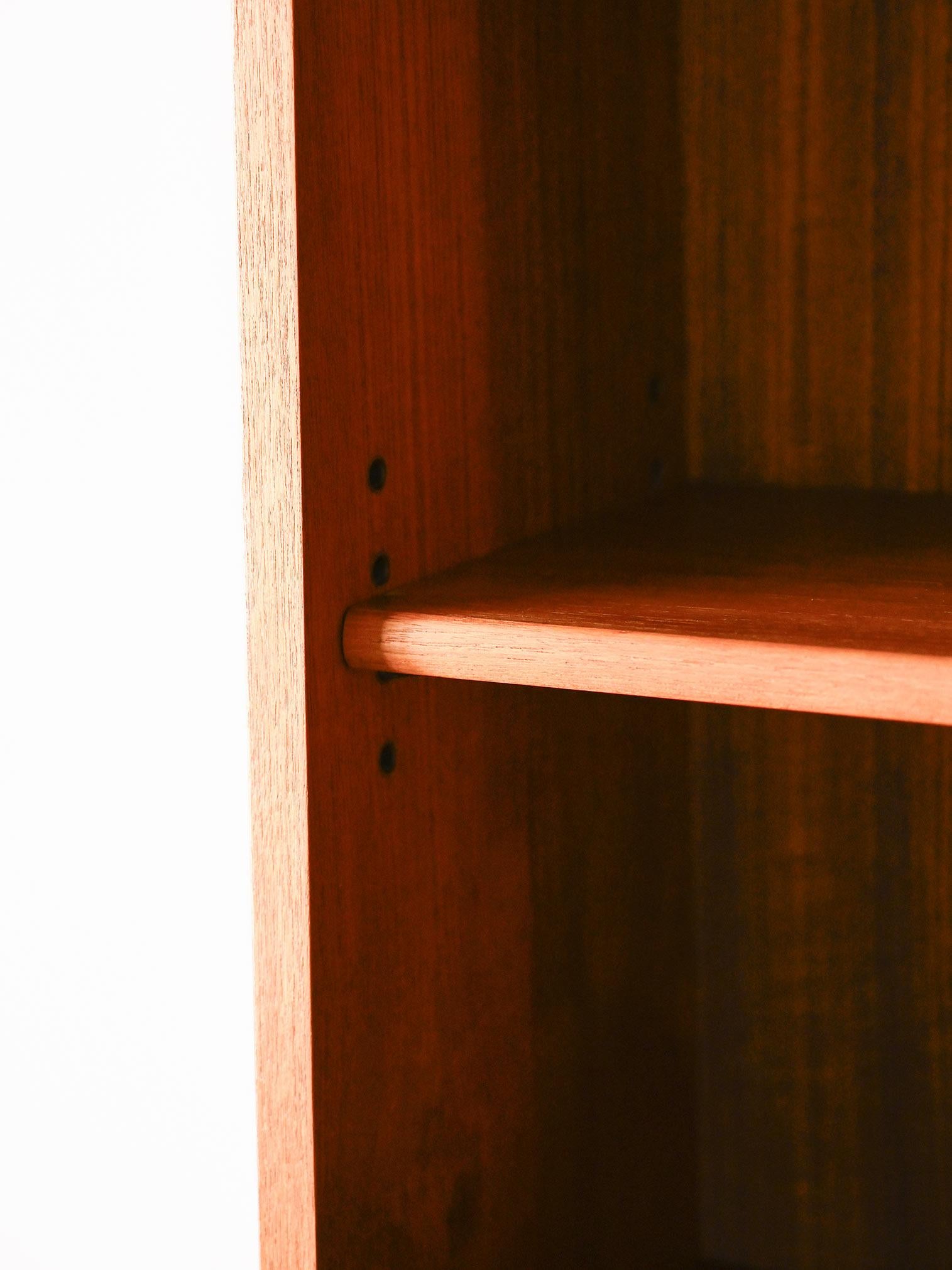 Scandinavian bookcase with foldaway desk For Sale 5