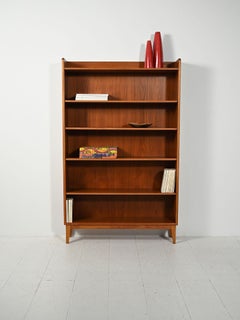 Scandinavian teak bookcase by Ferdinand Lundquist, 1960s