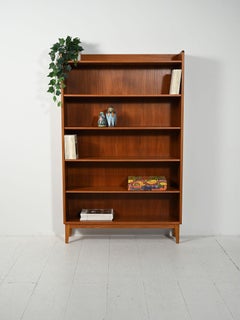 Scandinavian teak bookcase by Ferdinand Lundquist, 1960s