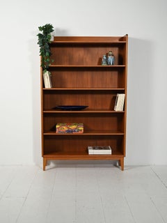 Scandinavian teak bookcase by Ferdinand Lundquist, 1960s
