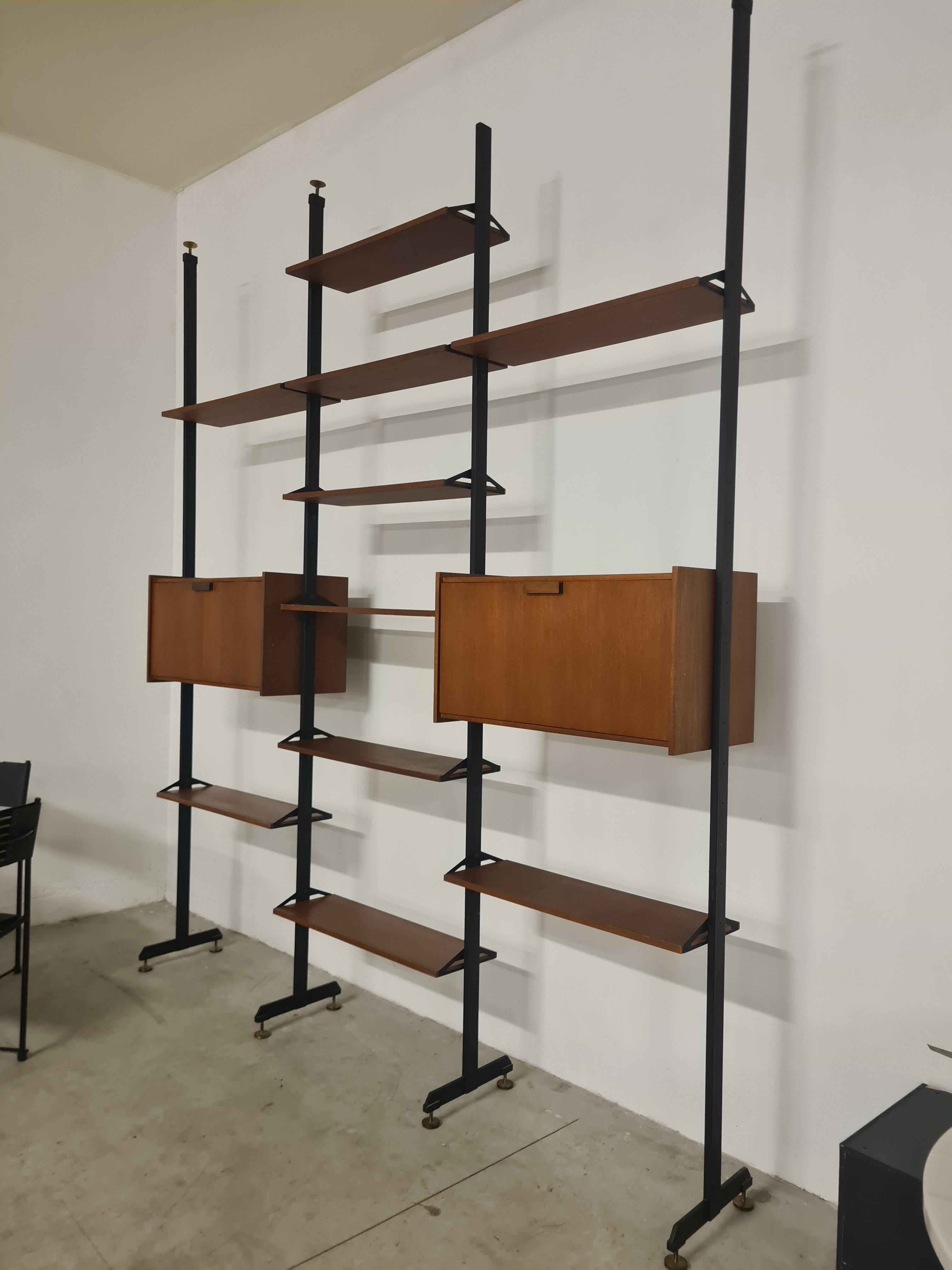 Scandinavian Libreria Scandinava Terra Cielo anni 50 - 60 in vendita