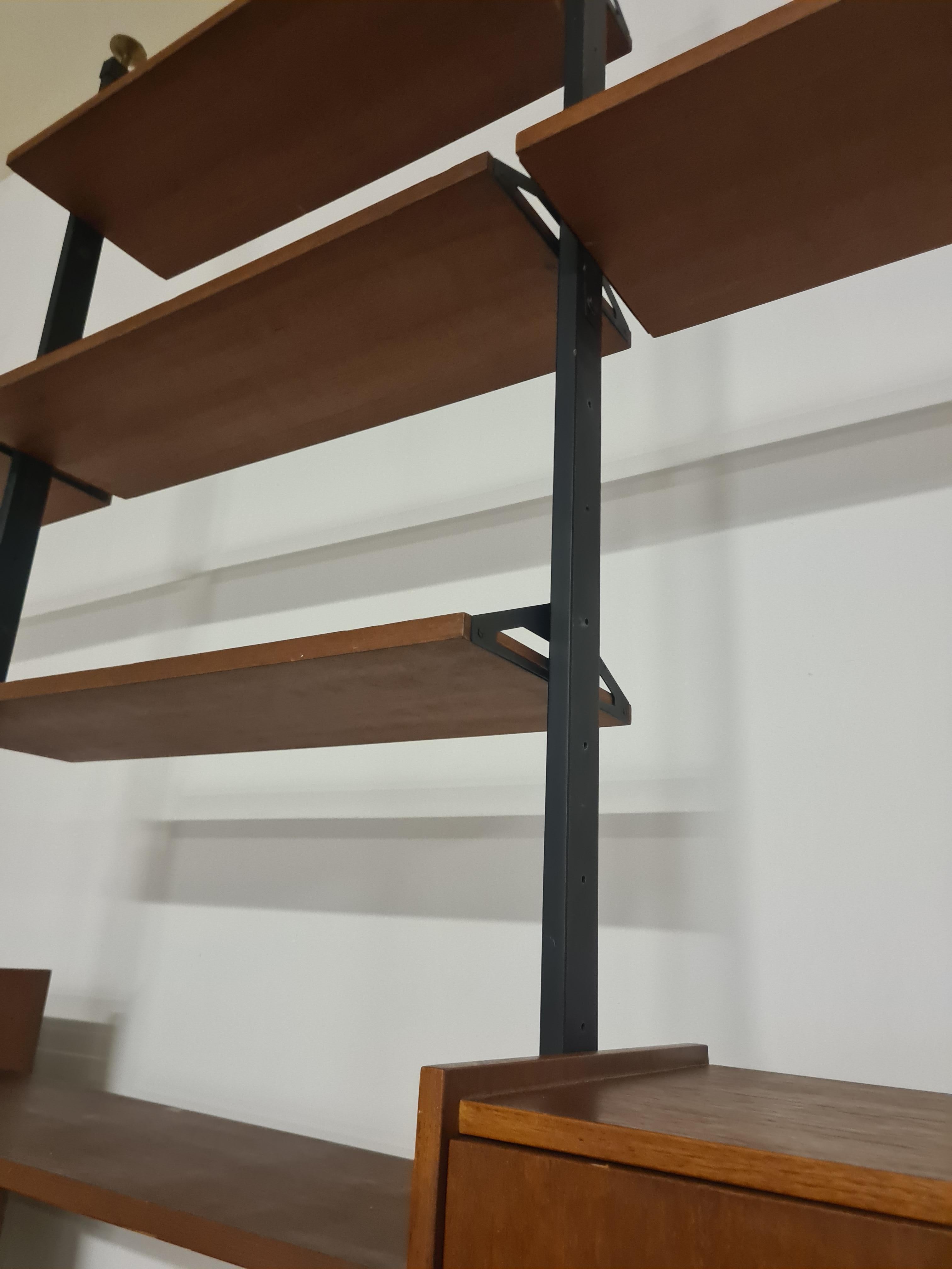Mid-20th Century Libreria Scandinava Terra Cielo anni 50 - 60 in vendita
