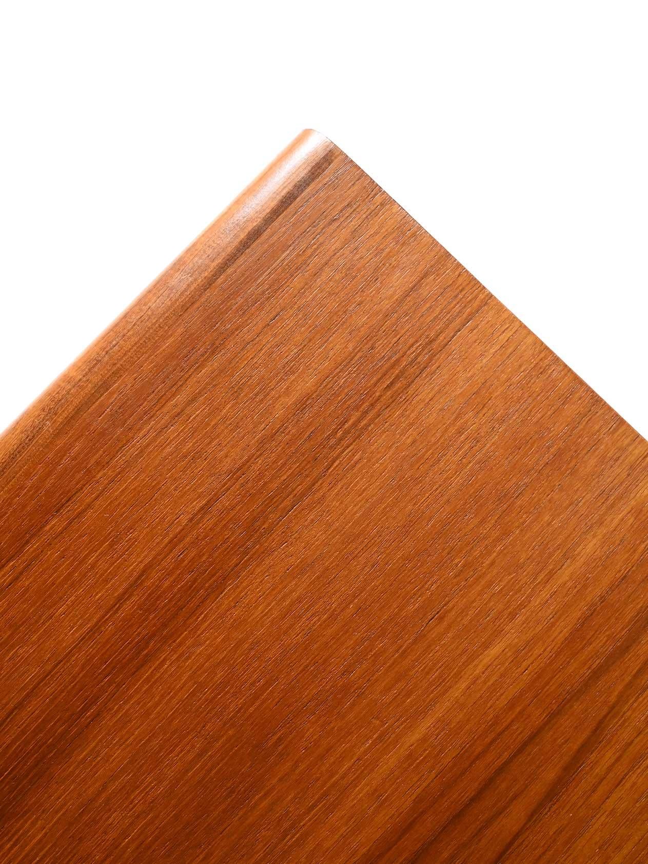Teak Vintage Scandinavian bookcase with 1950s sideboard For Sale