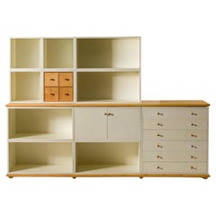 Bookcase, wooden sideboard design by Antonia Astoria de Ponti and Enzo Mari