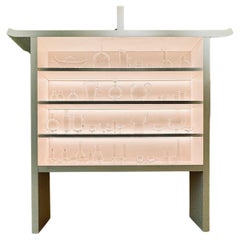 Special bookcase, unique piece, Design by Aldo Cibic