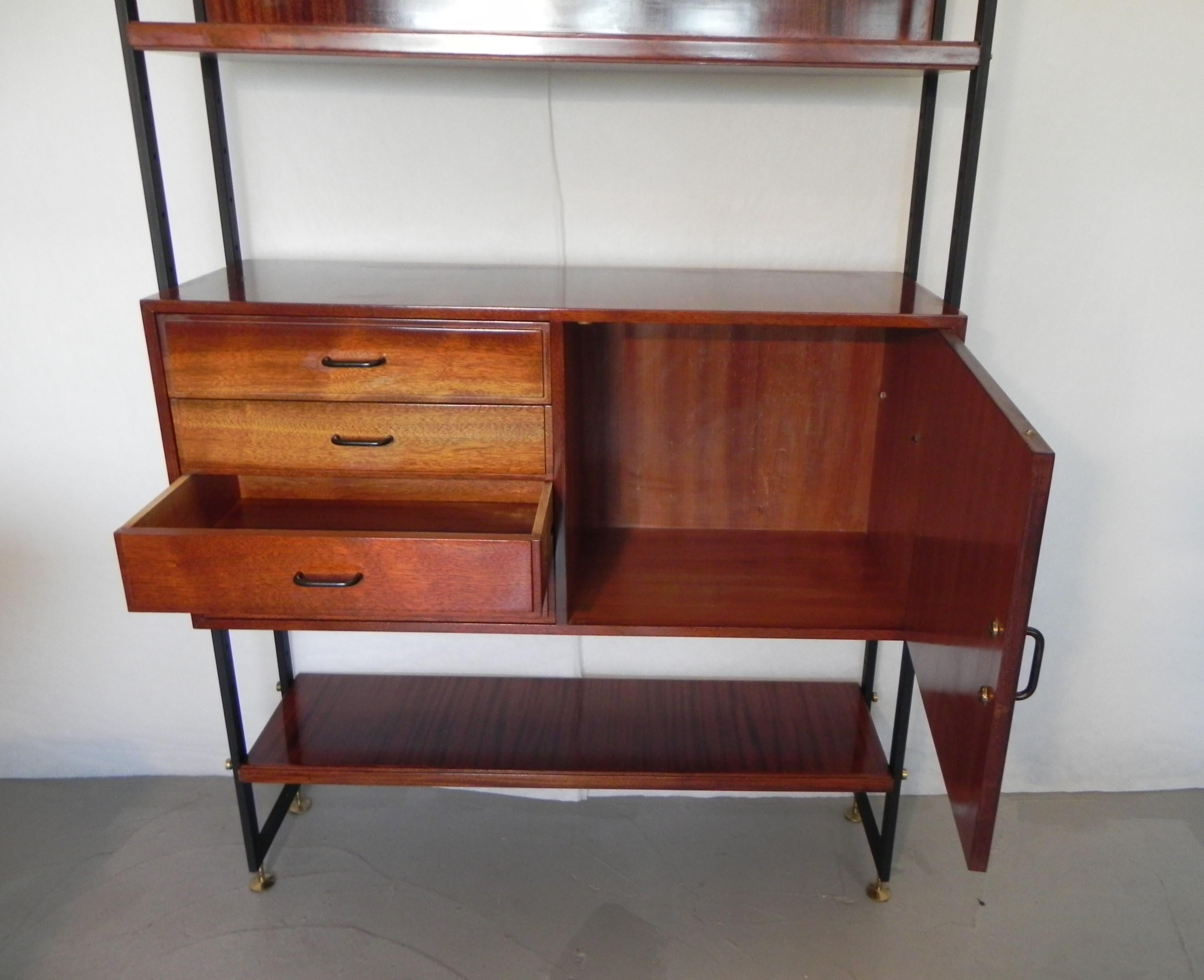 libreria stile Danese, anni 60 in vendita 6