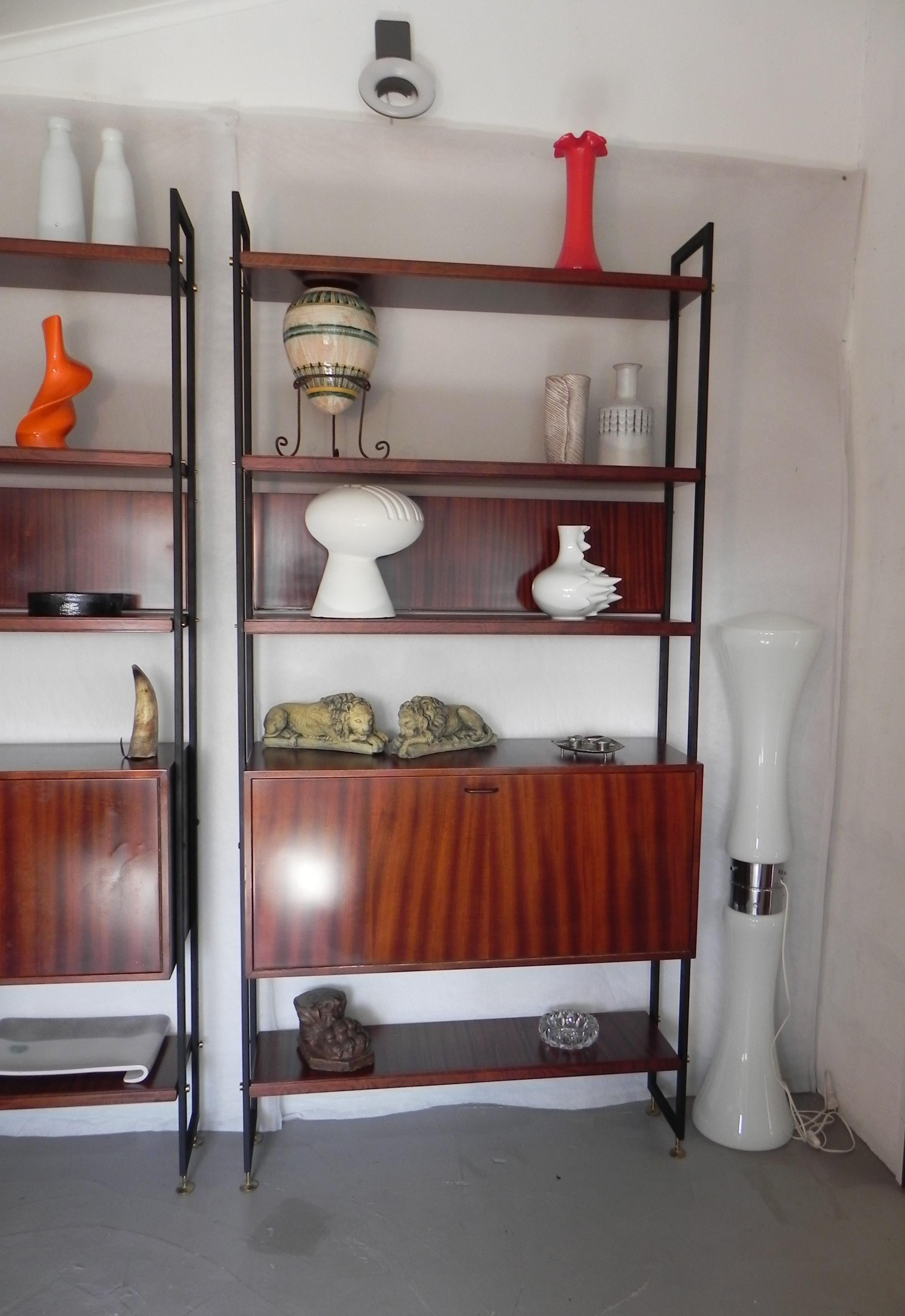 libreria stile Danese, anni 60 in vendita 9