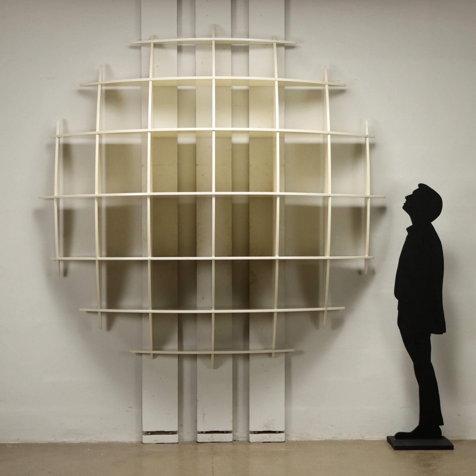 Mid-Century Modern 'Tyco' bookcase by Manfredo Massironi for Nikol International 1970s