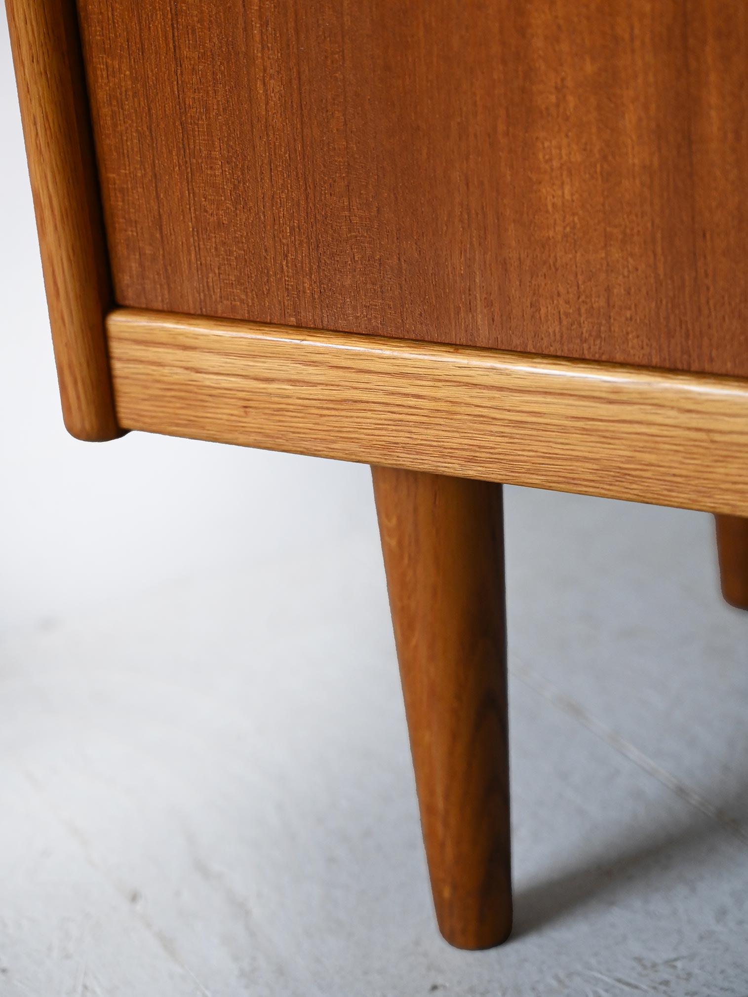 Vintage bookcase with writing desk 4