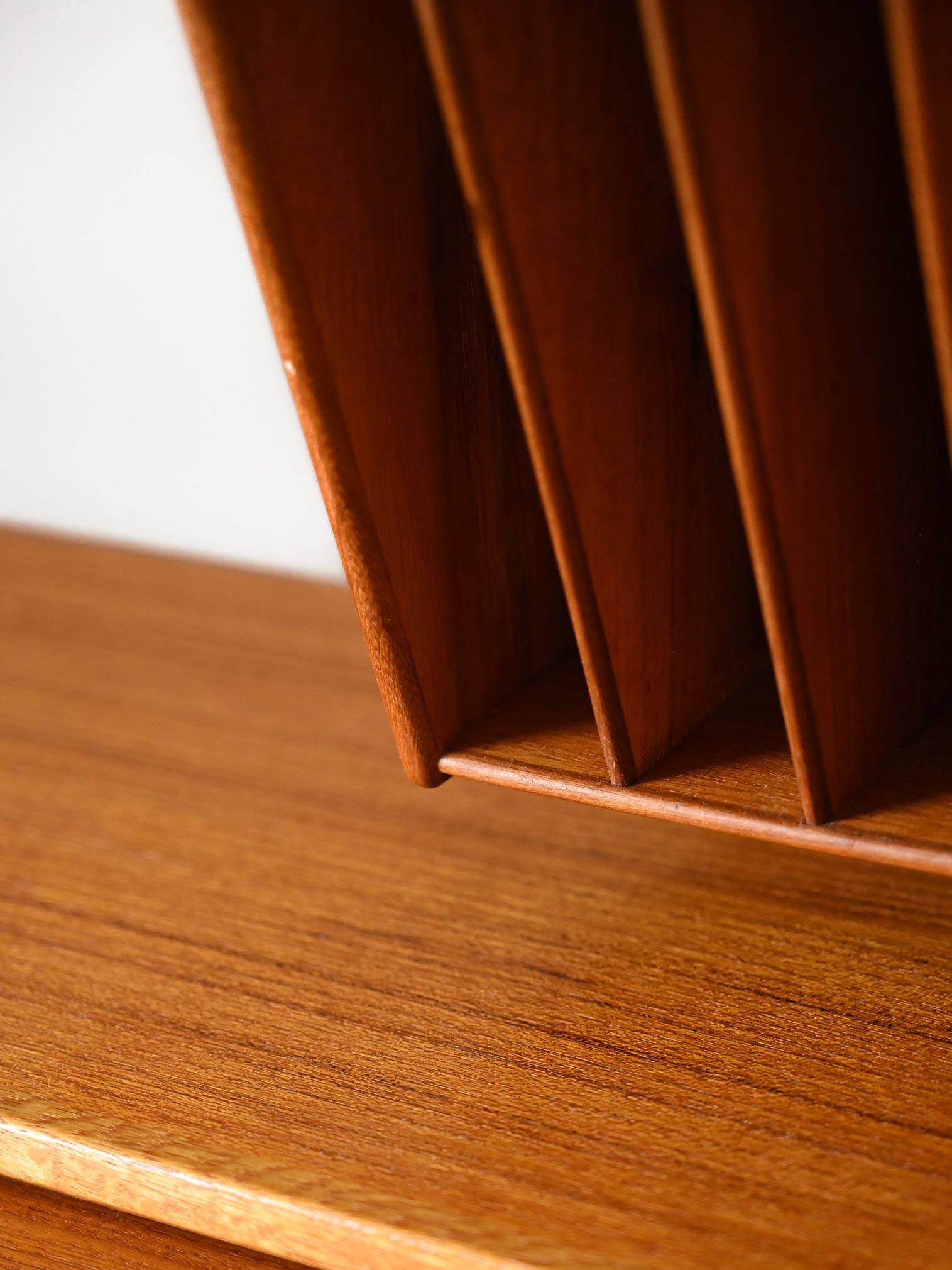 Vintage bookcase with writing desk 5