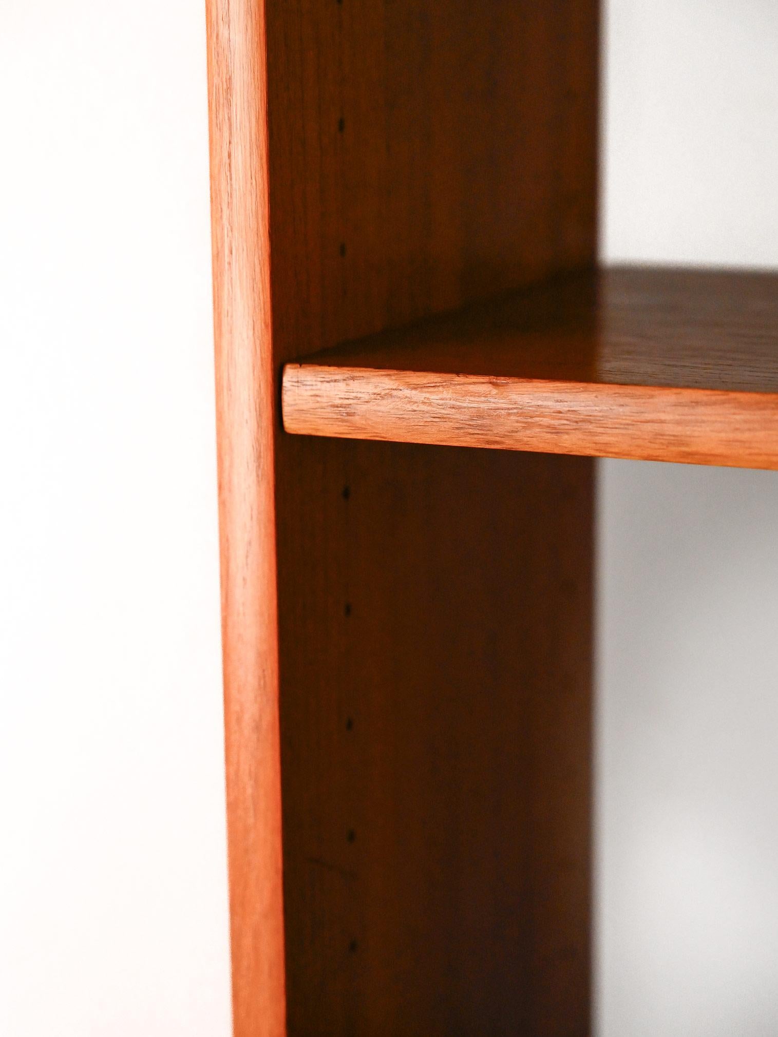 Mid-20th Century Vintage teak bookcase with drawers For Sale