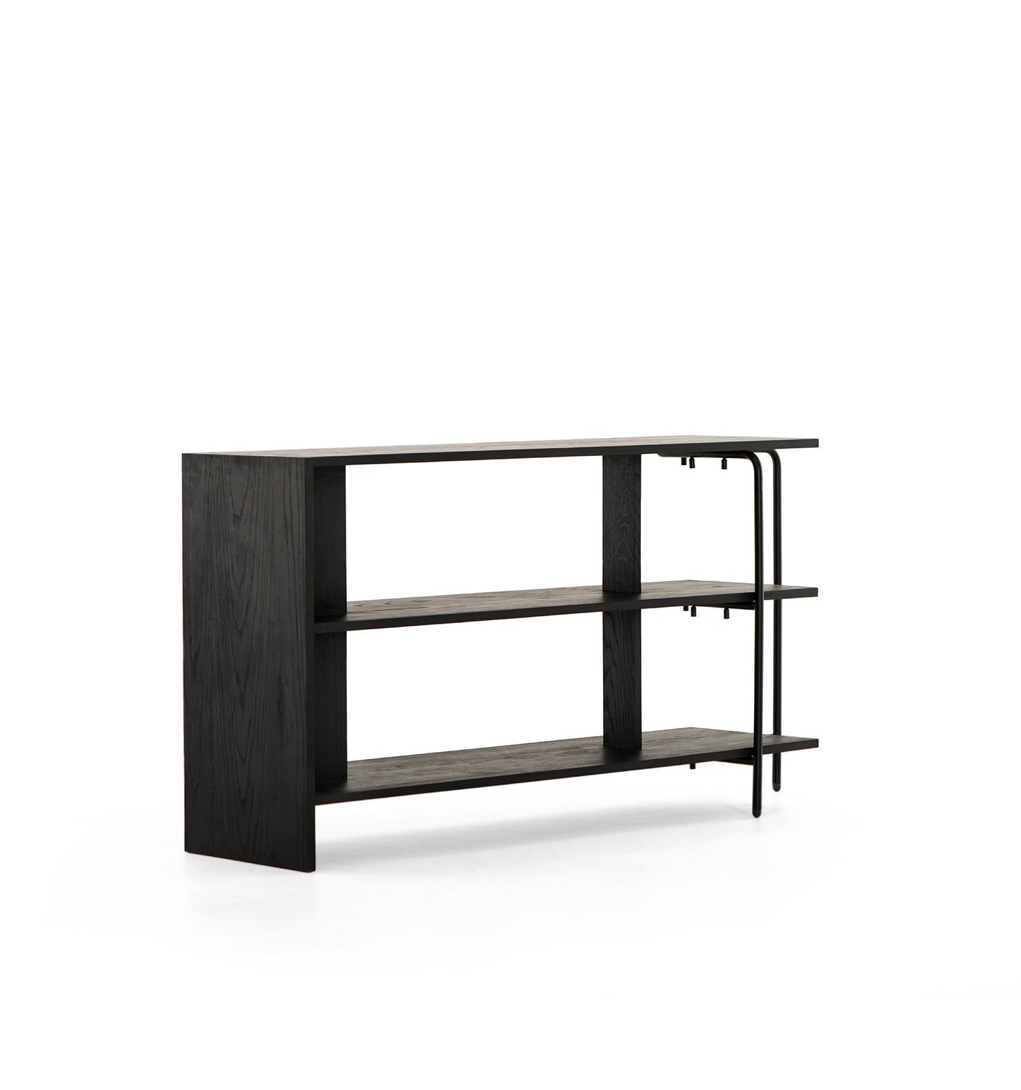 Modern Librero DUNA, Mexican Contemporary bookcase by Emiliano Molina for CUCHARA For Sale