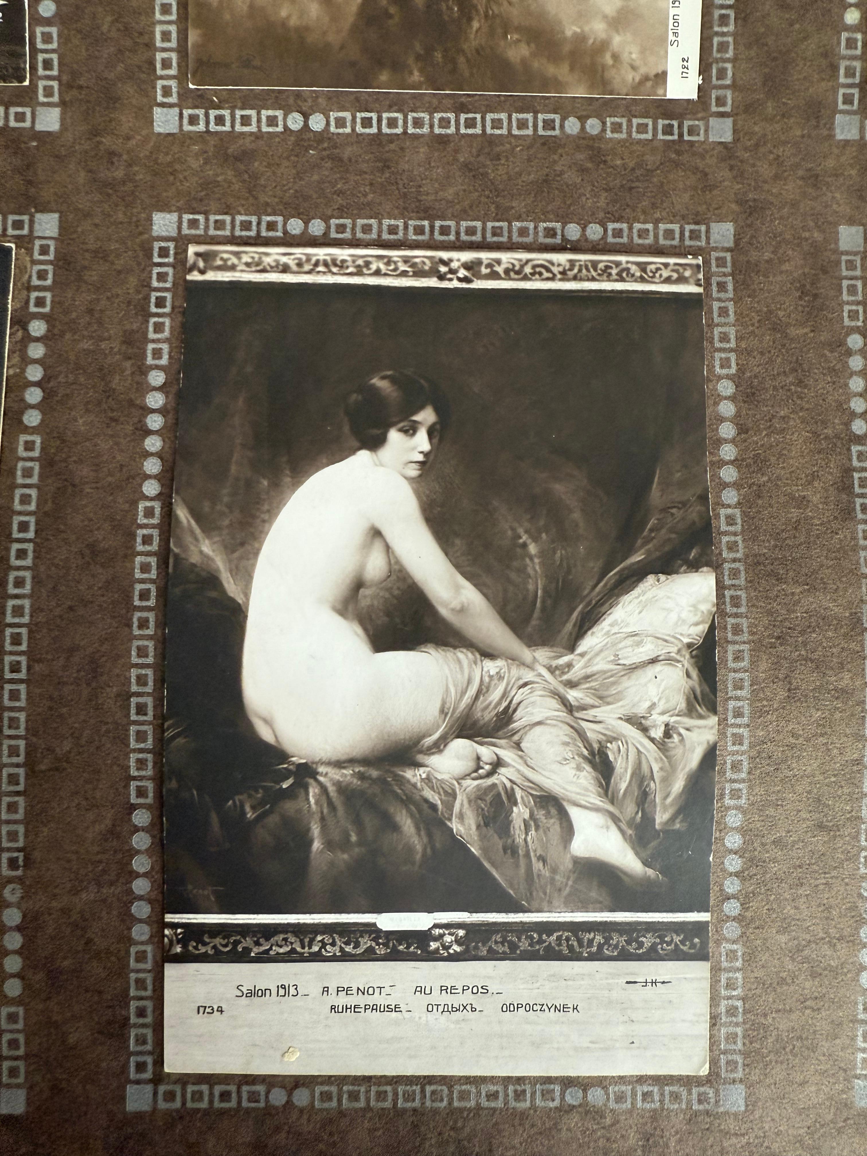Collection de livres anciens de photos et de portraits français du 19e siècle en vente 6