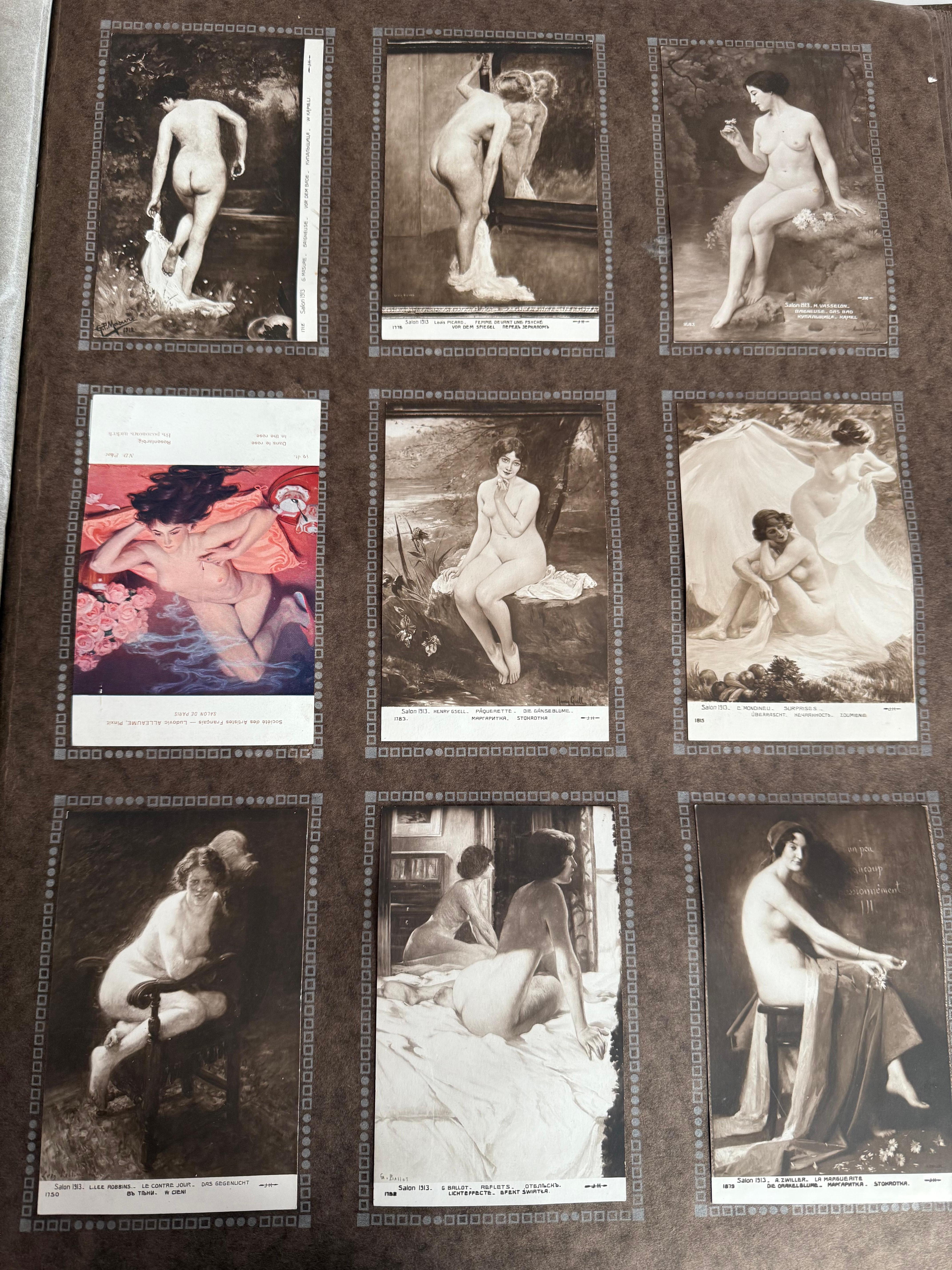 Collection de livres anciens de photos et de portraits français du 19e siècle en vente 7