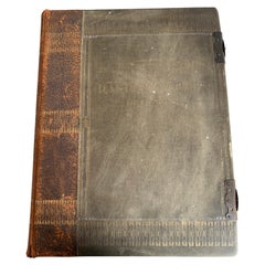Libro antico collezione di foto e ritratti francese XIX secolo