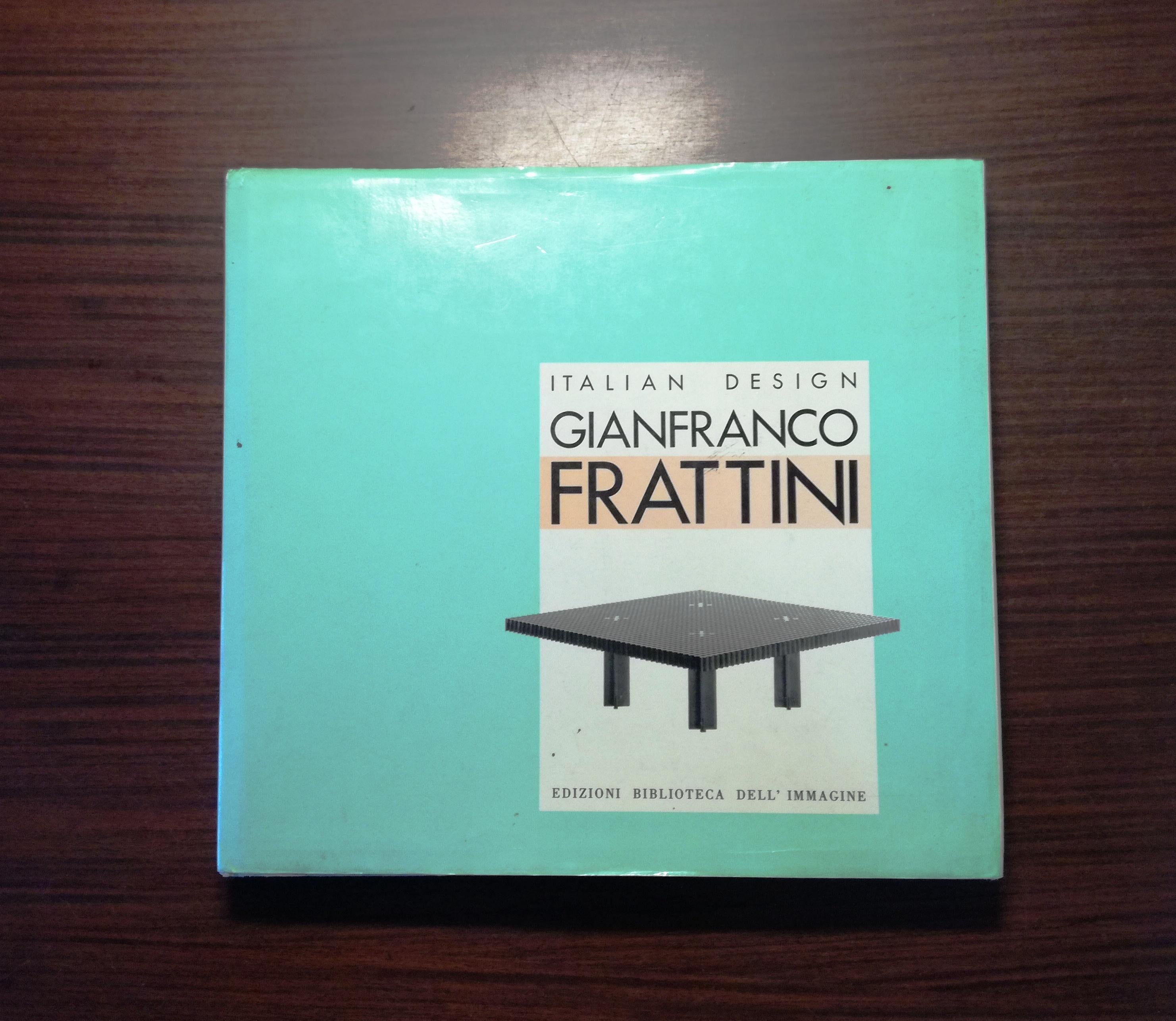 Gianfranco Frattini, Italian Design. book. edizioni Biblioteca dell'immagine 1988. edited by Pier Carlo Santini-reserved edition for Acerbis International ( 160 copies) , with accompanying letter . pages 188, measures 25 x23 cm. hardcover with dust