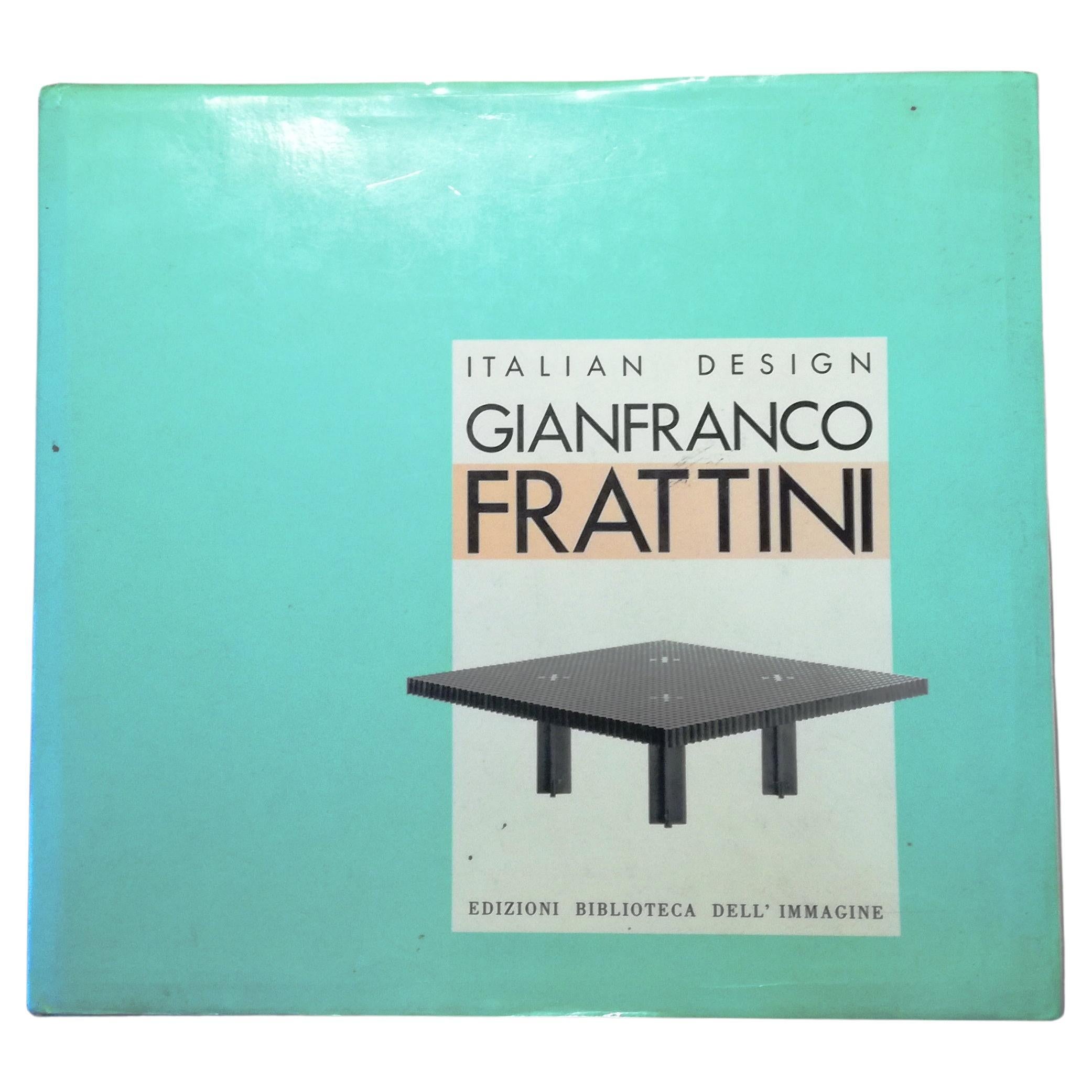 book, G.Frattini, Italian design 1988 For Sale