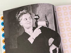 Libuse Niklova Accordion Squeaky Toy Cat „Tomcat“ by Fatra, Czechoslovakia 1960s