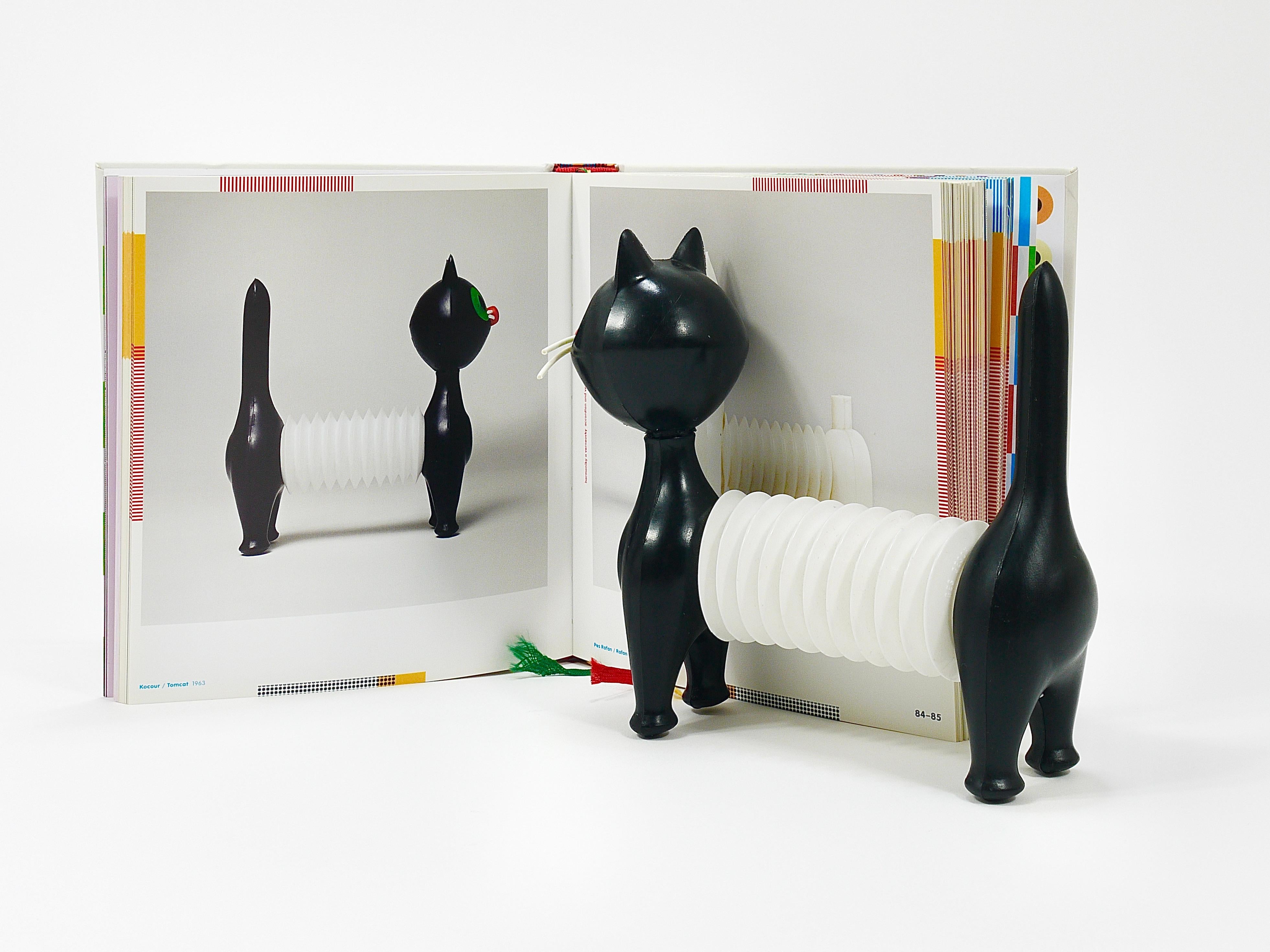 Mid-Century Modern Libuse Niklova Accordion Squeaky Toy Cat 