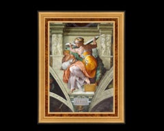 Libyan Sibyl, After Oil Painting by Renaissance Artist Michelangeo